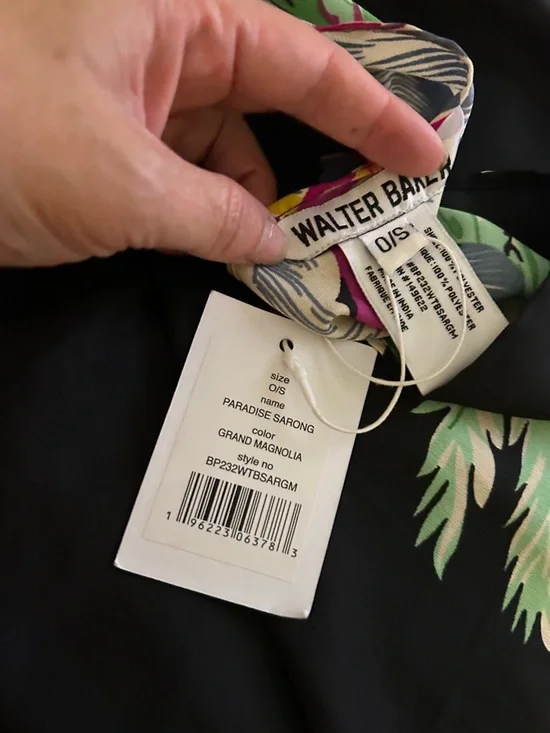 NWT Walter Baker Corsica Magnolia sarong one size - Picture 6 of 16